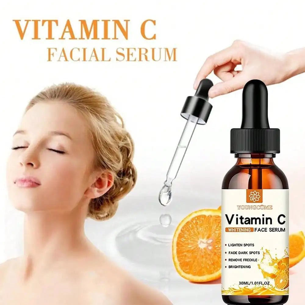 Vitamin C Facial Essence Contains Hyaluronic Acid, Dark Spot Remover, Moisturizing Repair, Anti - aging Essence Facial Skin Care 30ml/50ml - GlowPerfectionskin careMy Store