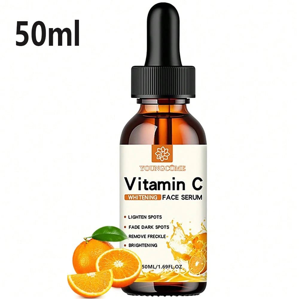 Vitamin C Facial Essence Contains Hyaluronic Acid, Dark Spot Remover, Moisturizing Repair, Anti - aging Essence Facial Skin Care 30ml/50ml - GlowPerfectionskin careMy Store