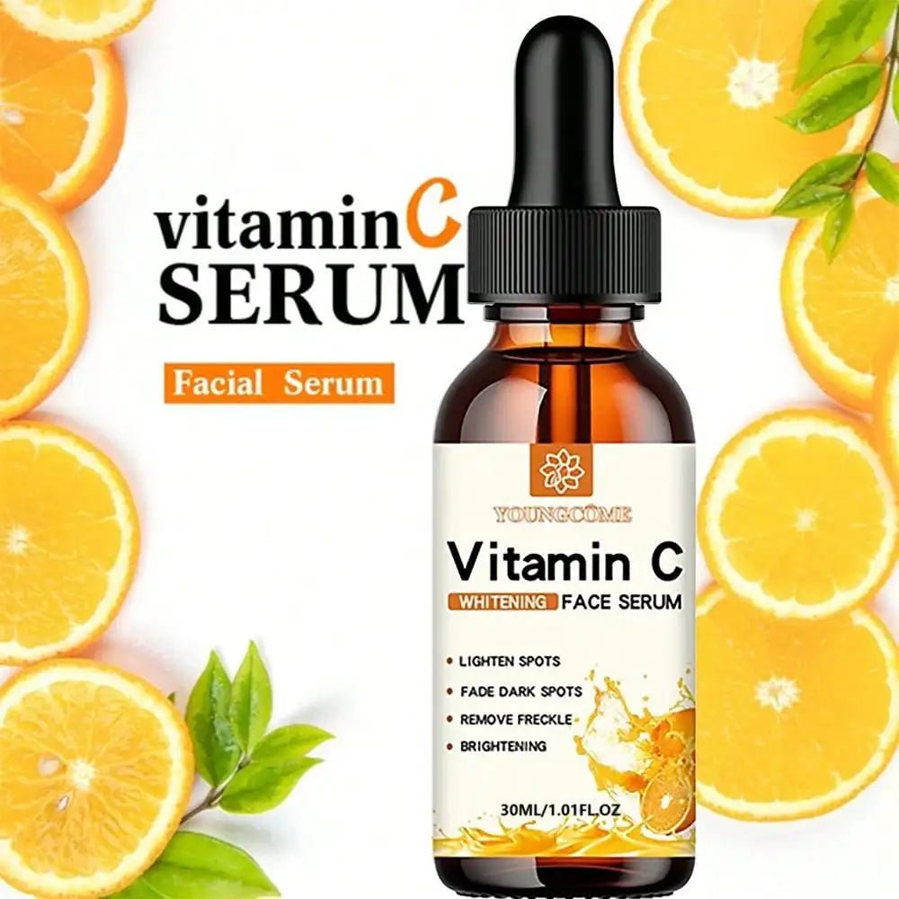 Vitamin C Facial Essence Contains Hyaluronic Acid, Dark Spot Remover, Moisturizing Repair, Anti - aging Essence Facial Skin Care 30ml/50ml - GlowPerfectionskin careMy Store